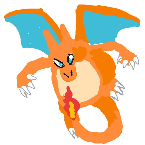 9spoons's drawing of Charizard — Pokémon sketch on Sketchdex