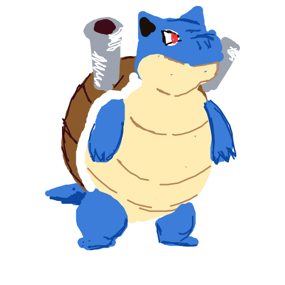 9spoons's drawing of Blastoise — Pokémon sketch on Sketchdex