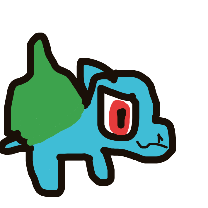 RapidKabutops792's drawing of Bulbasaur — Pokémon sketch on Sketchdex