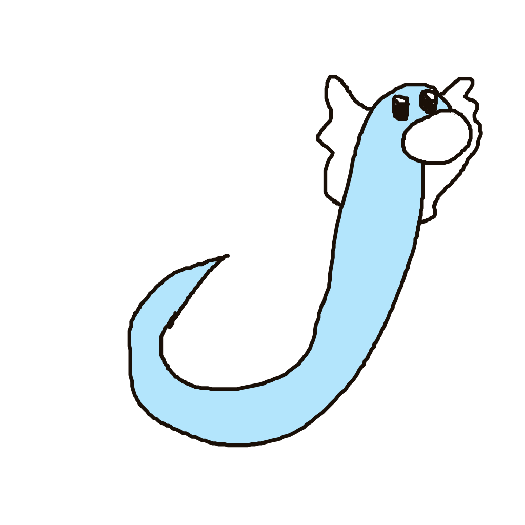 ElectricStarmie941's drawing of Dratini — Pokémon sketch on Sketchdex