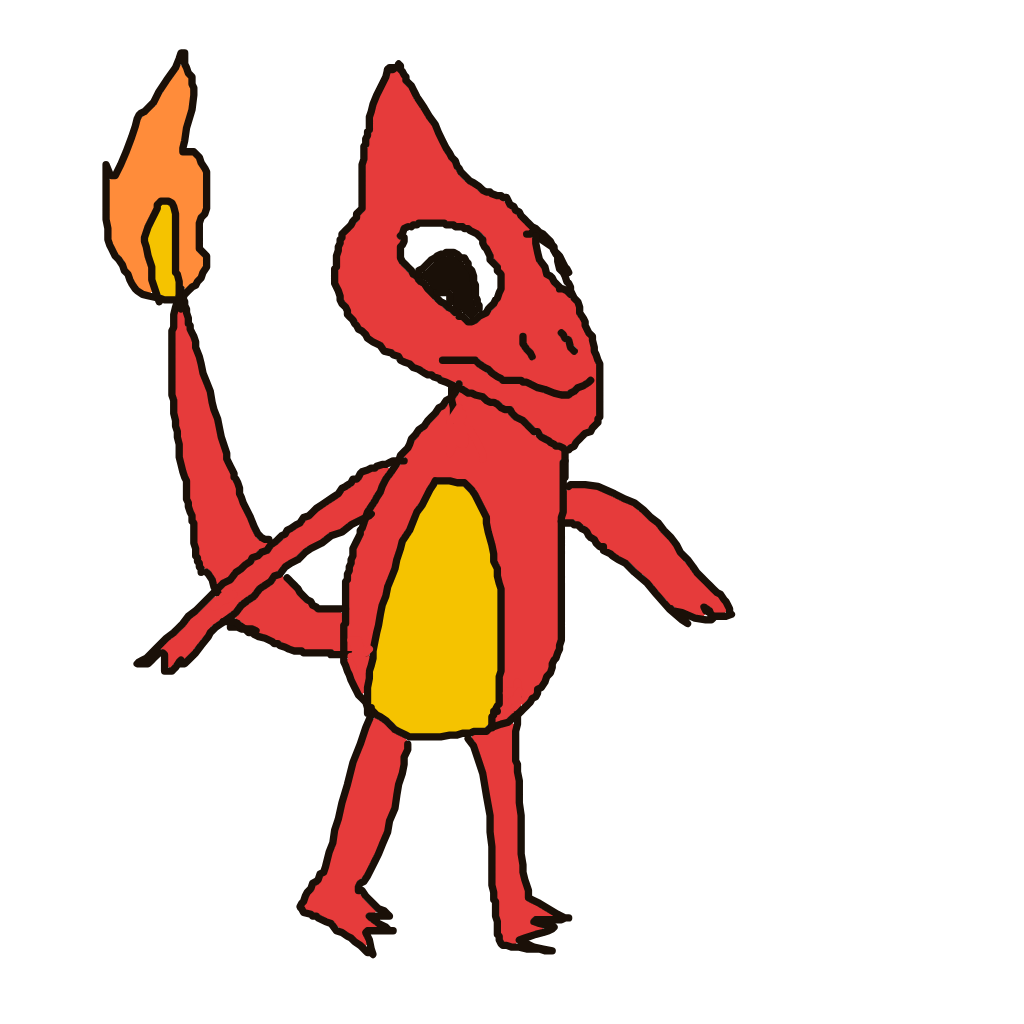 ElectricStarmie941's drawing of Charmeleon — Pokémon sketch on Sketchdex