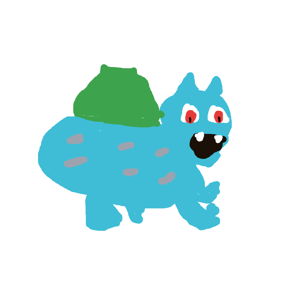 CrimsonBulbasaur575's drawing of Bulbasaur — Pokémon sketch on Sketchdex
