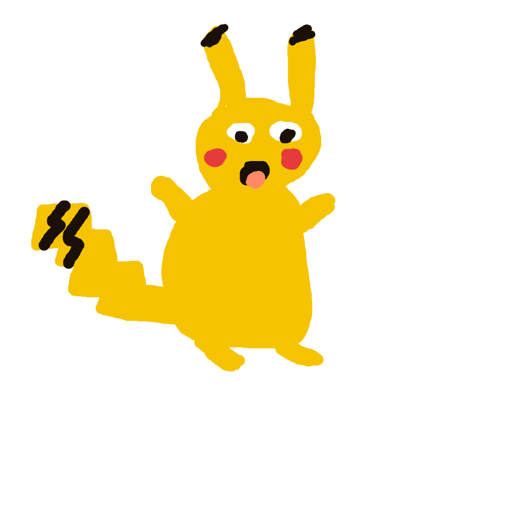 CrimsonBulbasaur575's drawing of Pikachu — Pokémon sketch on Sketchdex