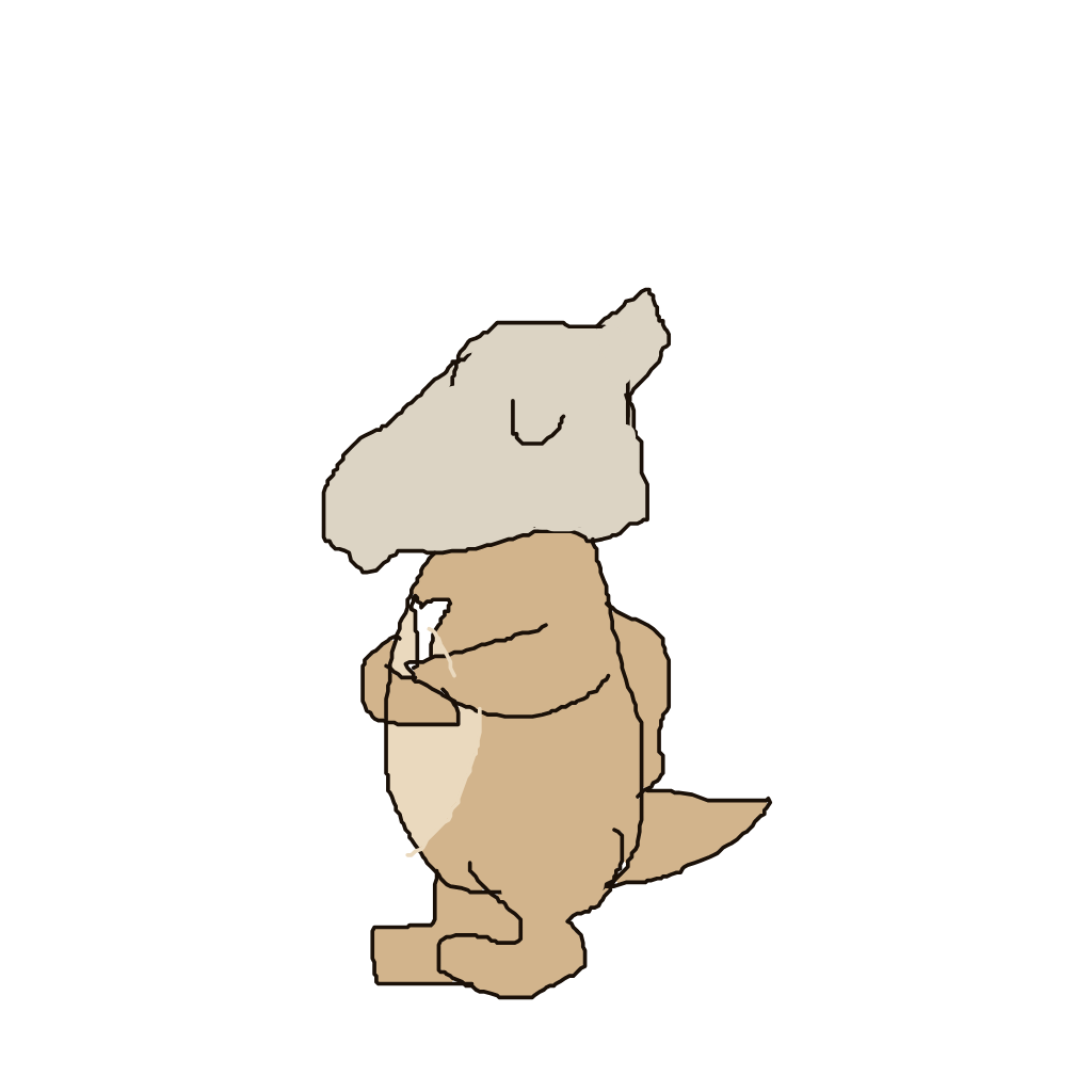 Lunabear64's drawing of Cubone — Pokémon sketch on Sketchdex