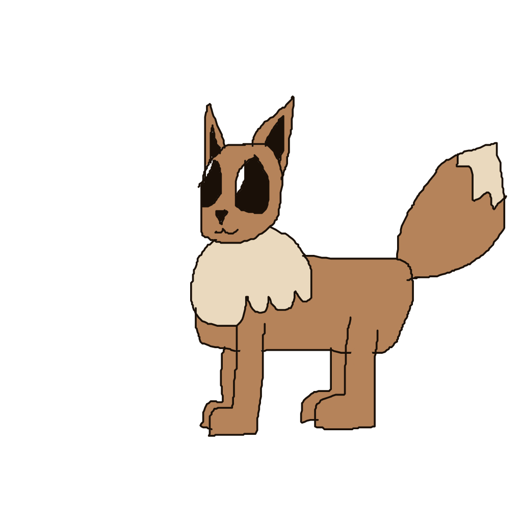 Lunabear64's drawing of Eevee — Pokémon sketch on Sketchdex