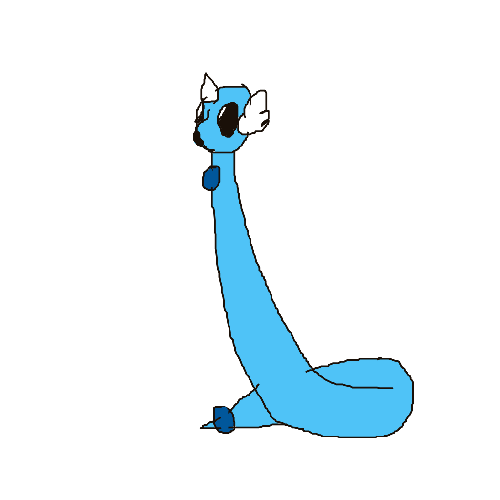 Lunabear64's drawing of Dragonair — Pokémon sketch on Sketchdex