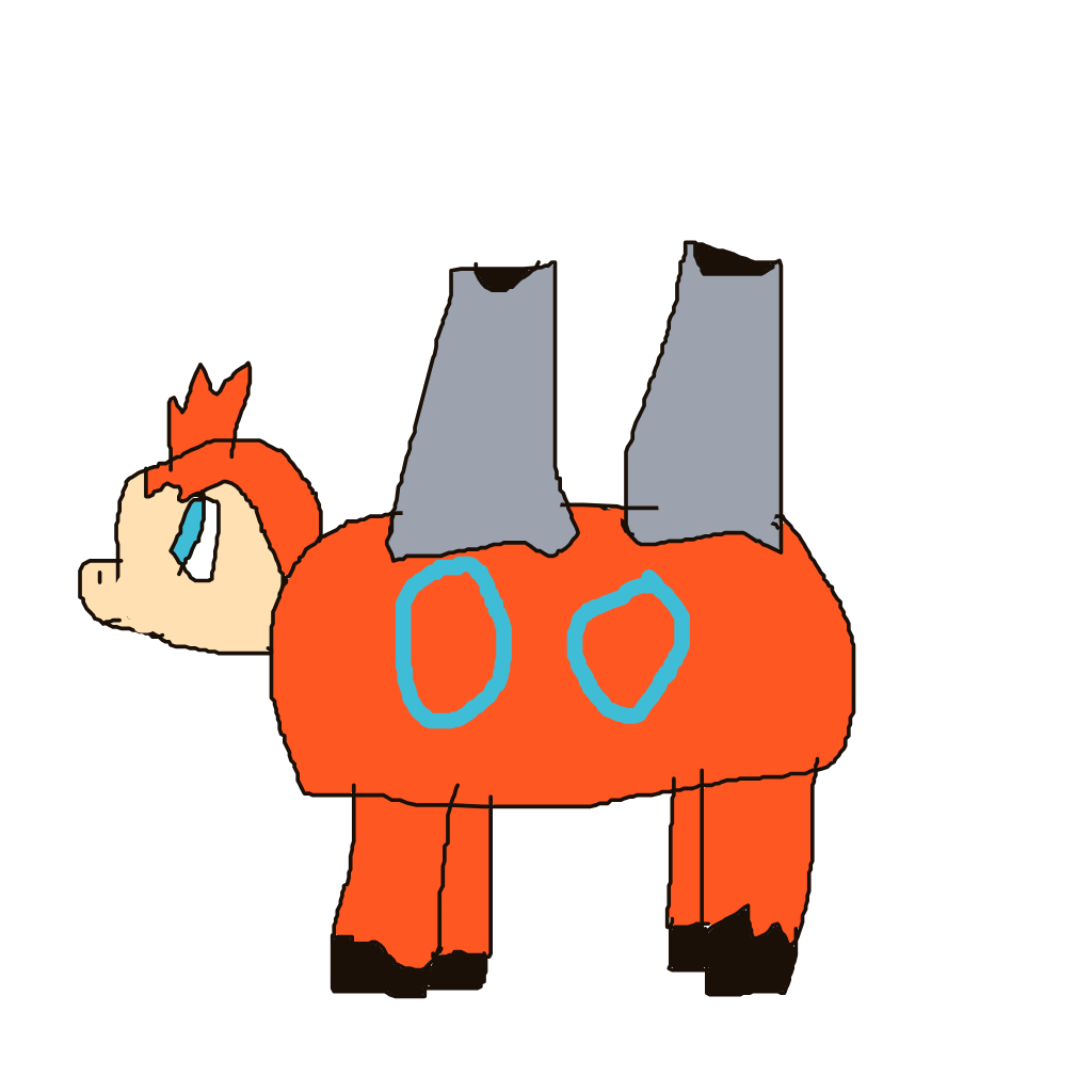 Lunabear64's drawing of Camerupt — Pokémon sketch on Sketchdex