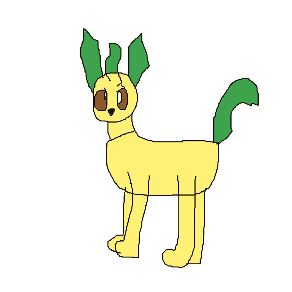 Lunabear64's drawing of Leafeon — Pokémon sketch on Sketchdex