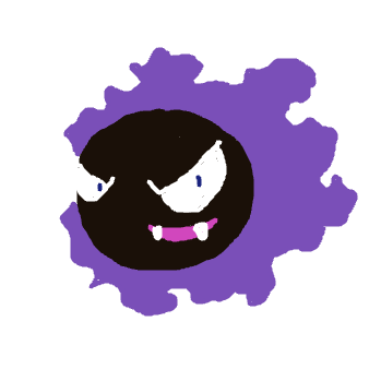 goliatchan's drawing of Gastly — Pokémon sketch on Sketchdex