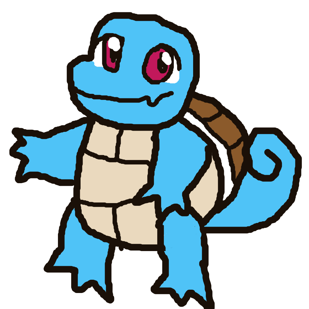 Alpha25's drawing of Squirtle — Pokémon sketch on Sketchdex