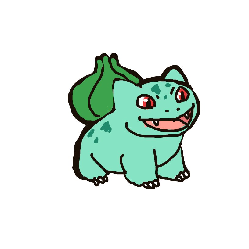 FloraAndFauna's drawing of Bulbasaur — Pokémon sketch on Sketchdex