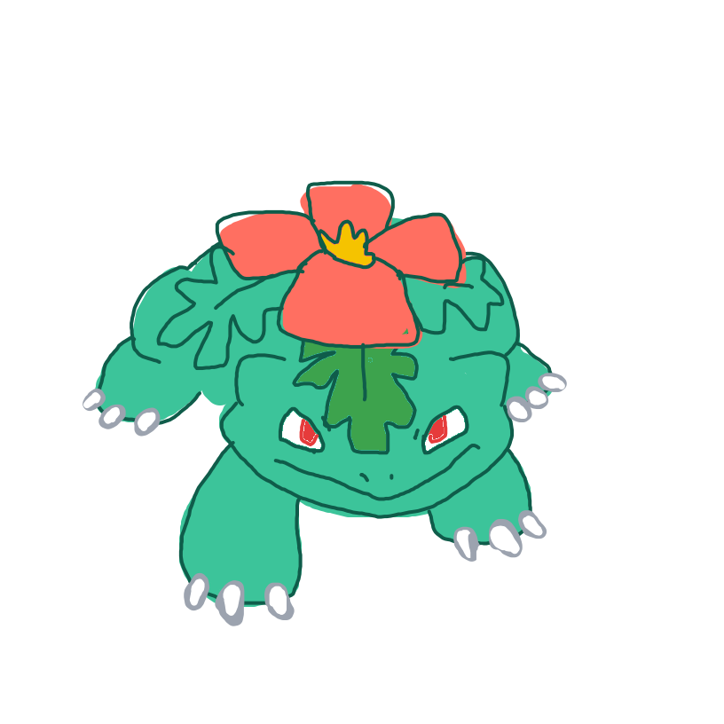 FloraAndFauna's drawing of Venusaur — Pokémon sketch on Sketchdex