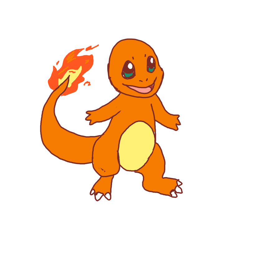 FloraAndFauna's drawing of Charmander — Pokémon sketch on Sketchdex