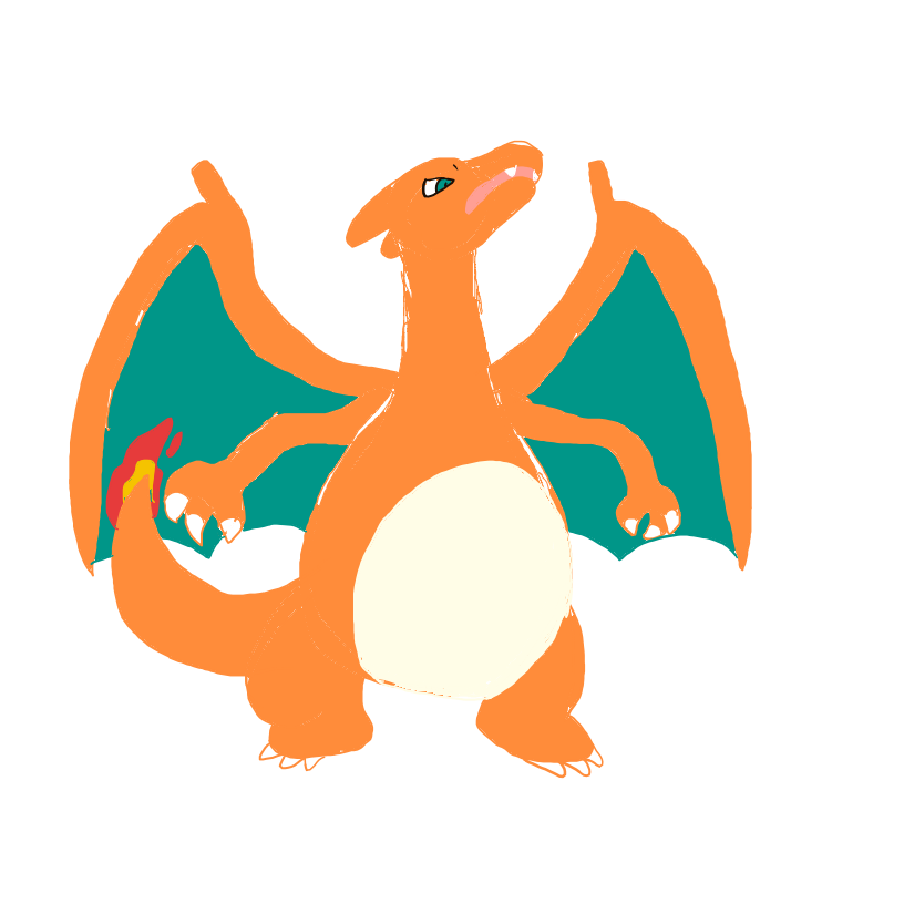 FloraAndFauna's drawing of Charizard — Pokémon sketch on Sketchdex