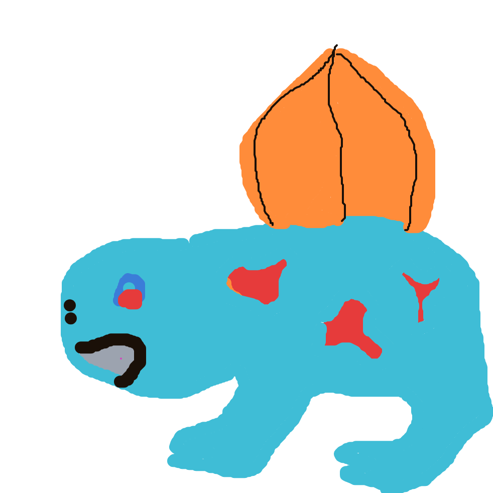 SteelDugtrio437's drawing of Bulbasaur — Pokémon sketch on Sketchdex