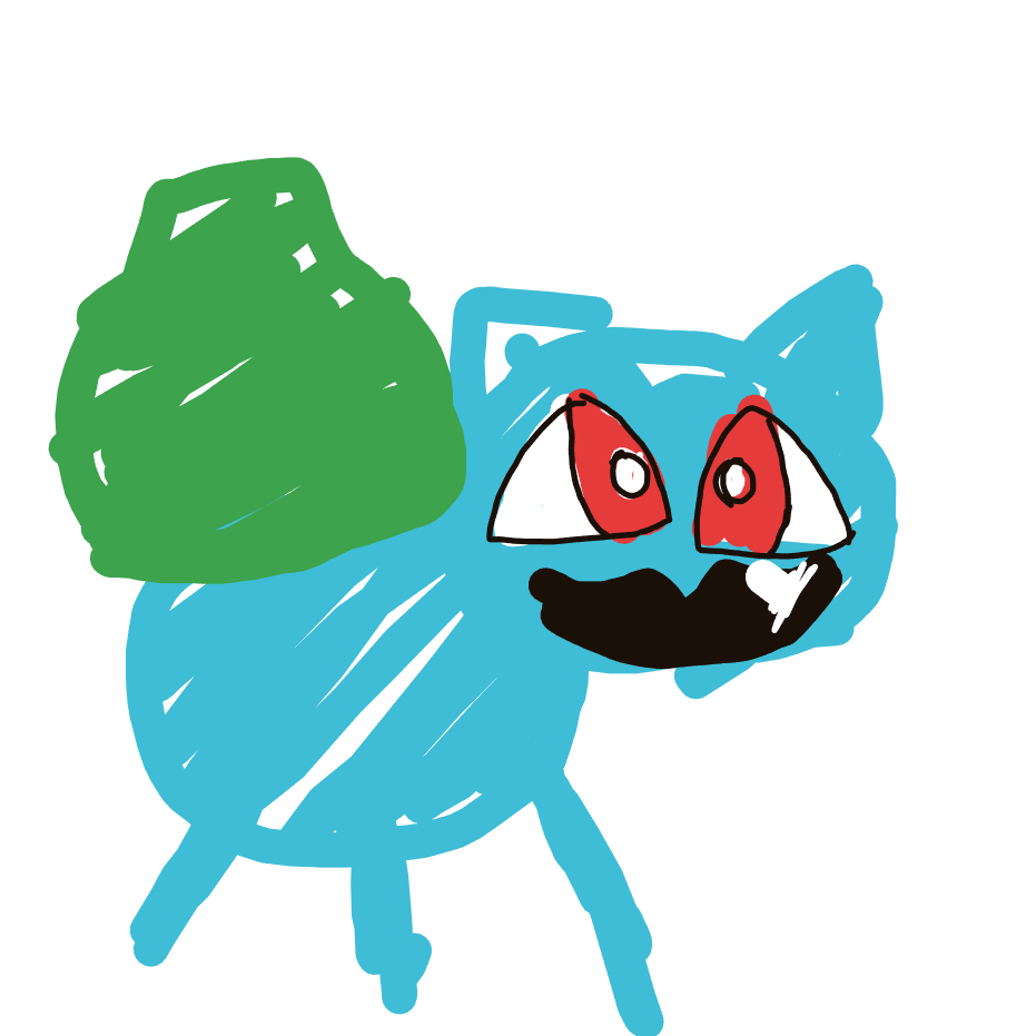 BlazeDitto793's drawing of Bulbasaur — Pokémon sketch on Sketchdex