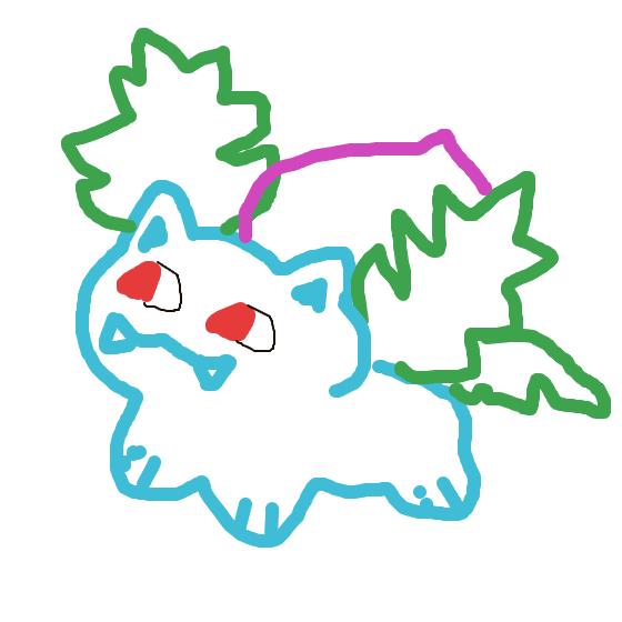 StormyRaichu115's drawing of Ivysaur — Pokémon sketch on Sketchdex