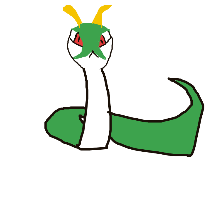 SteelDodrio465's drawing of Serperior — Pokémon sketch on Sketchdex