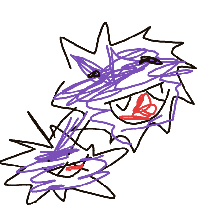 Weezing drawing