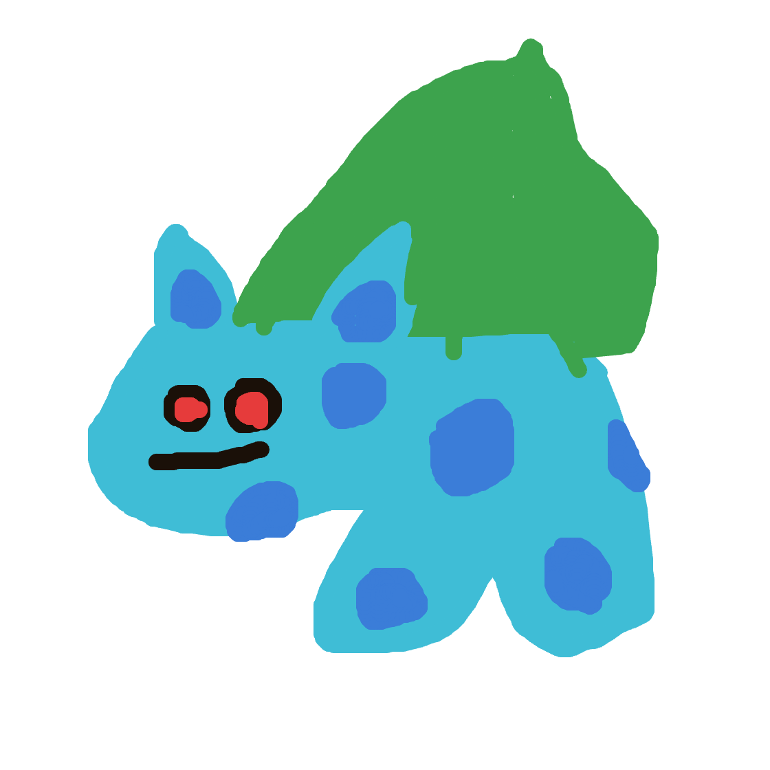 WildTauros463's drawing of Bulbasaur — Pokémon sketch on Sketchdex