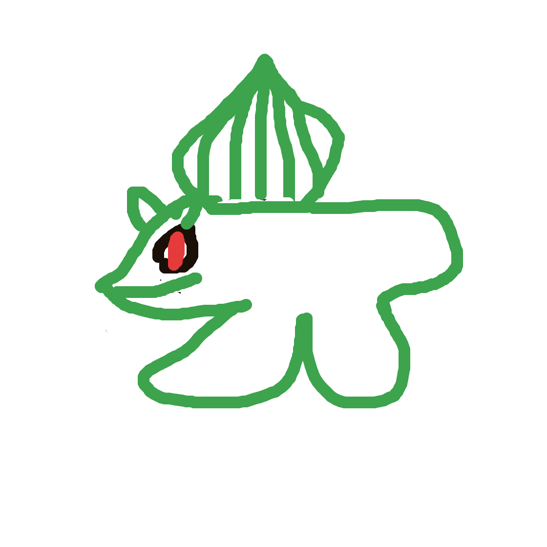 WildTauros463's drawing of Bulbasaur — Pokémon sketch on Sketchdex