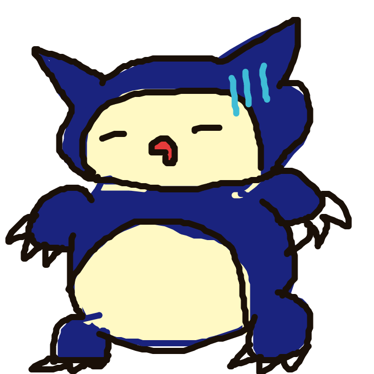 Luocl's drawing of Snorlax — Pokémon sketch on Sketchdex
