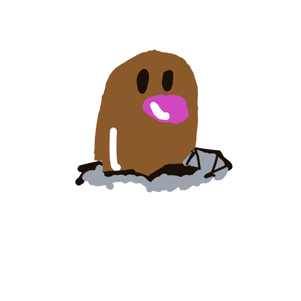 OmegaAerodactyl363's drawing of Diglett — Pokémon sketch on Sketchdex
