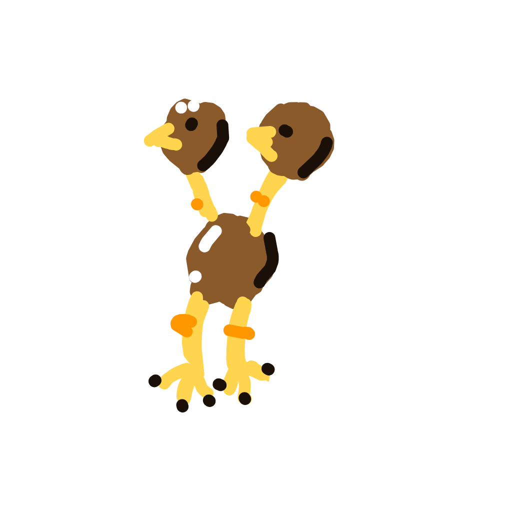 OmegaAerodactyl363's drawing of Doduo — Pokémon sketch on Sketchdex