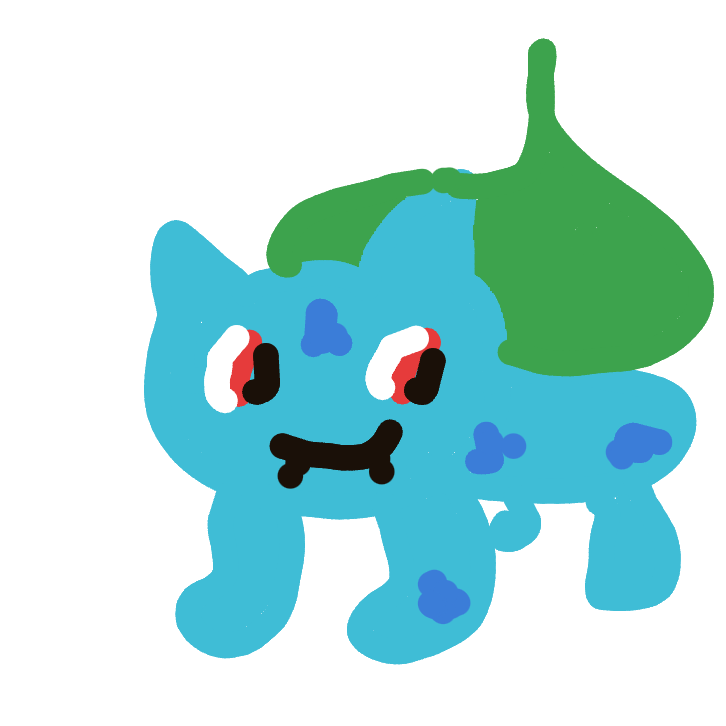 GigaSlowbro721's drawing of Bulbasaur — Pokémon sketch on Sketchdex