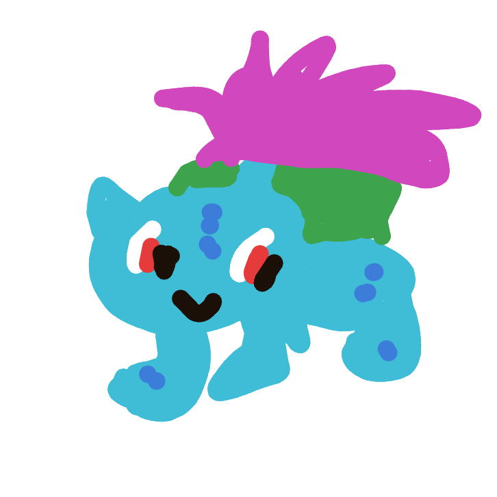 GigaSlowbro721's drawing of Ivysaur — Pokémon sketch on Sketchdex