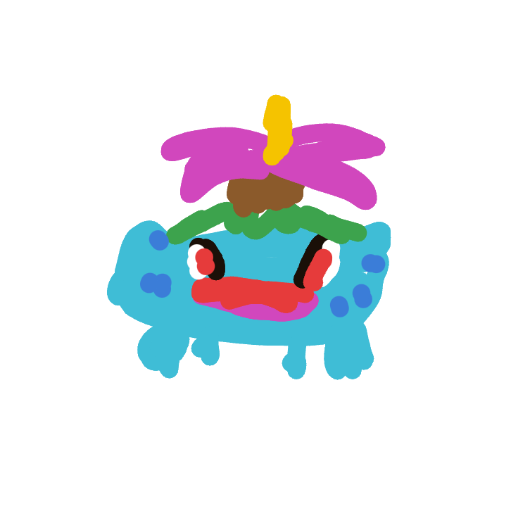 GigaSlowbro721's drawing of Venusaur — Pokémon sketch on Sketchdex