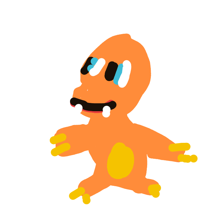 GigaSlowbro721's drawing of Charmander — Pokémon sketch on Sketchdex