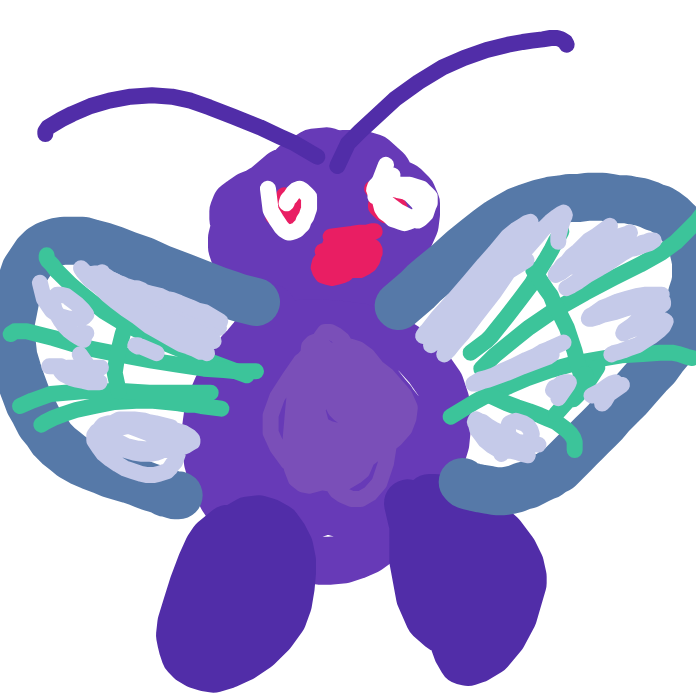 RadiantDewgong394's drawing of Butterfree — Pokémon sketch on Sketchdex