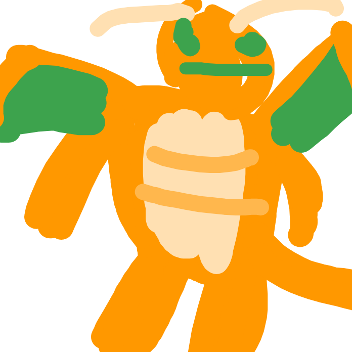RadiantDewgong394's drawing of Dragonite — Pokémon sketch on Sketchdex