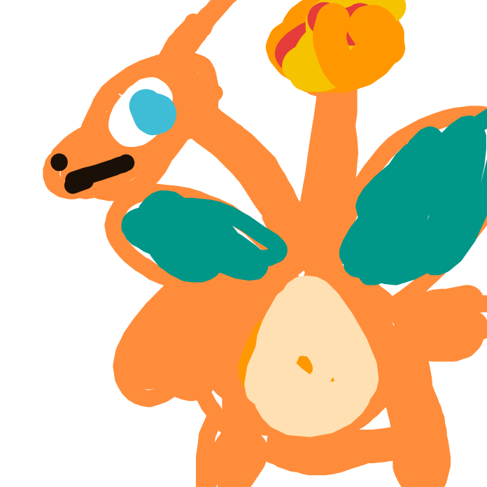 RadiantDewgong394's drawing of Charizard — Pokémon sketch on Sketchdex