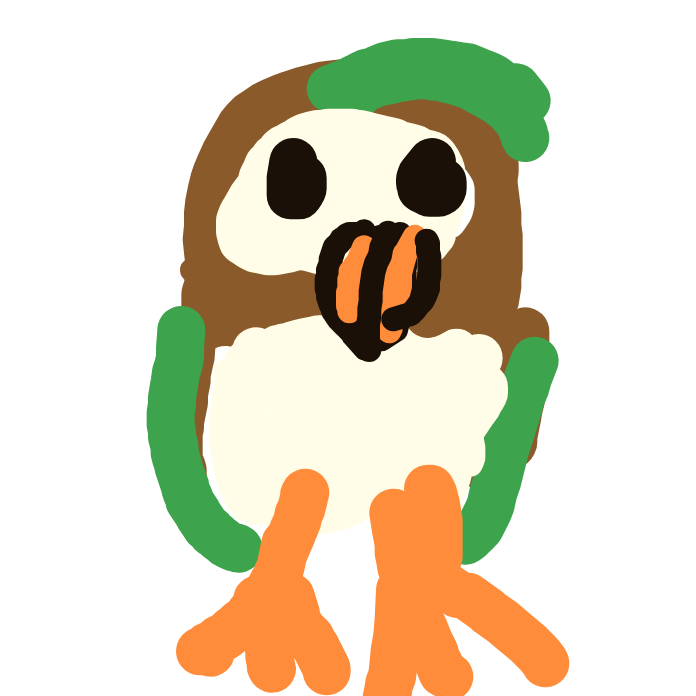 RadiantDewgong394's drawing of Dartrix — Pokémon sketch on Sketchdex