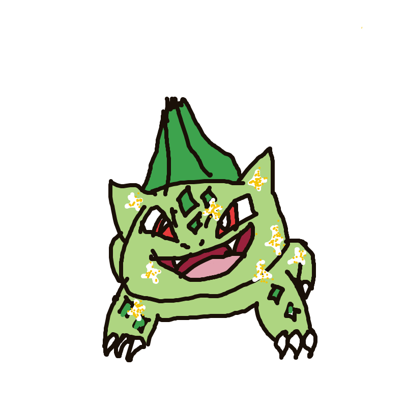 BIG_TORCHIC_FAN's drawing of Bulbasaur — Pokémon sketch on Sketchdex