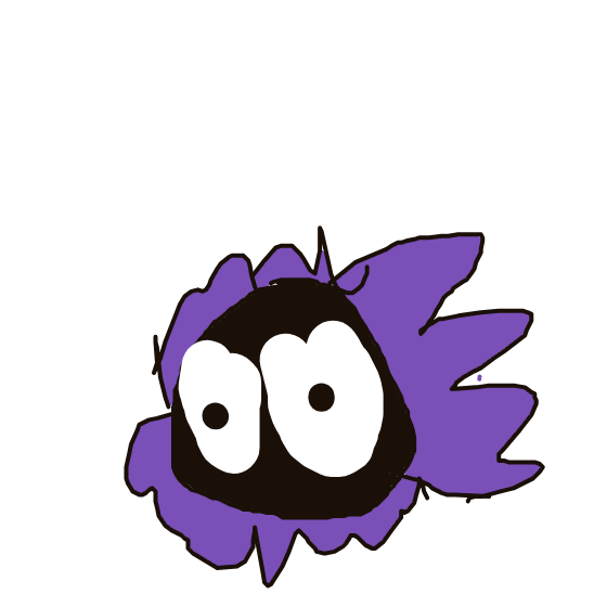 Gastly drawing