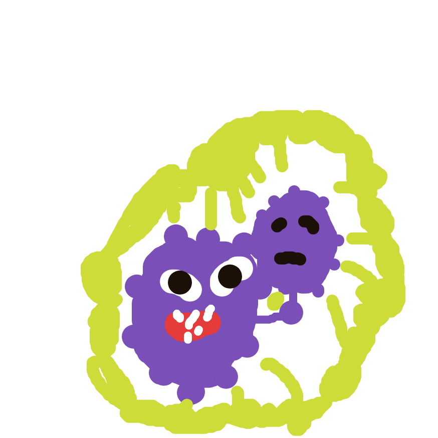 Weezing drawing