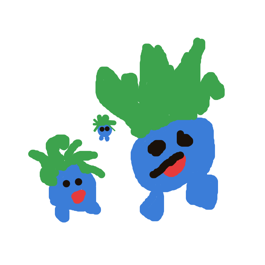 Oddish drawing