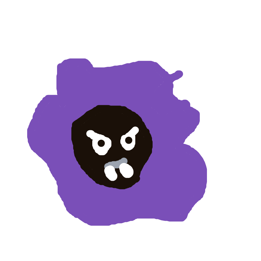 Gastly drawing