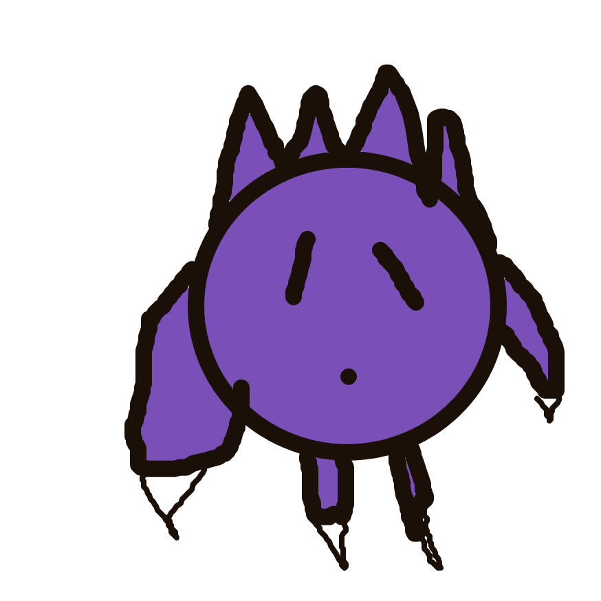 Gengar drawing