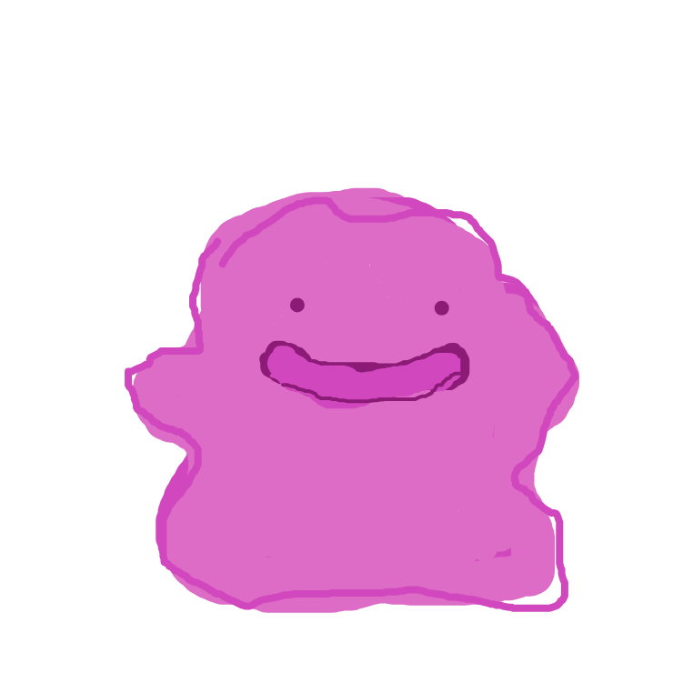 ToxicSnorlax611's drawing of Ditto — Pokémon sketch on Sketchdex