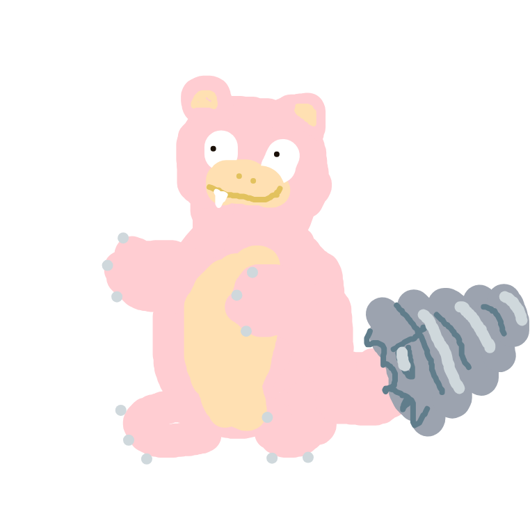 ToxicSnorlax611's drawing of Slowbro — Pokémon sketch on Sketchdex