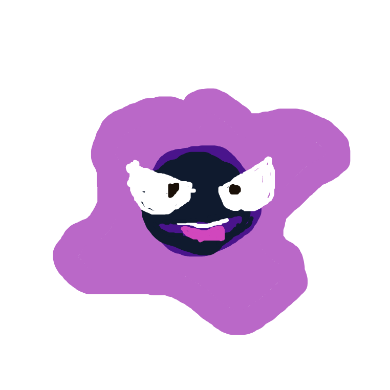 ToxicSnorlax611's drawing of Gastly — Pokémon sketch on Sketchdex