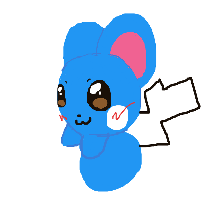 Pikacute's drawing of Azurill — Pokémon sketch on Sketchdex