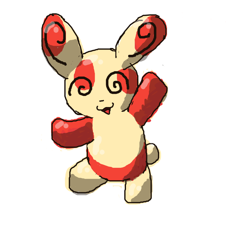 Pikacute's drawing of Spinda — Pokémon sketch on Sketchdex