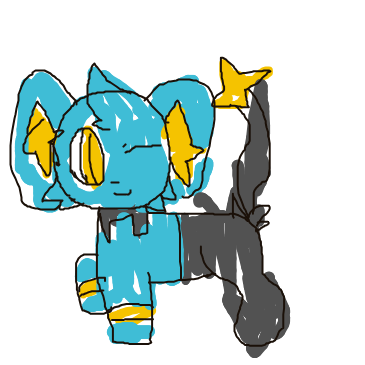 Pikacute's drawing of Shinx — Pokémon sketch on Sketchdex