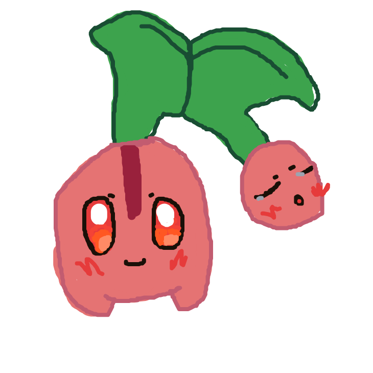 Pikacute's drawing of Cherubi — Pokémon sketch on Sketchdex