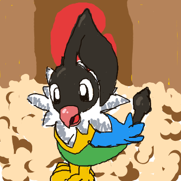 Pikacute's drawing of Chatot — Pokémon sketch on Sketchdex